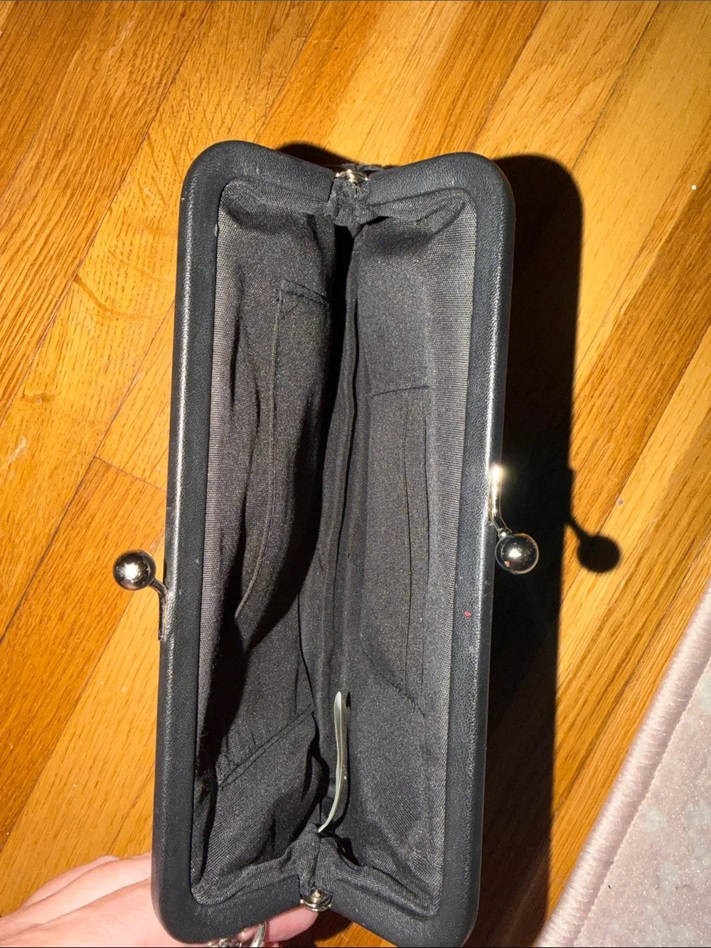 Liz Claiborne Black Wristlet Clutch